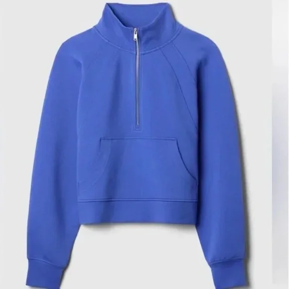 NEW in BAG: never worn: Gap Scuba Half-Zip Sweatshirt - Picture 3 of 10